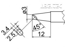 Pájecí hrot T20-BCM3