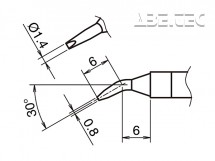 Pájecí hrot HAKKO T39-JD14