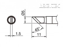 Pájecí hrot HAKKO T39-KR