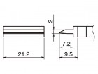  - Pájecí hrot HAKKO T39-SP212