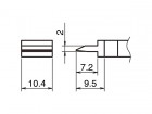  - Pájecí hrot HAKKO T39-SP104