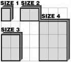 Zásobník na součástky SNAPBOX 3, 40x56x20mm, černé víko, ESD